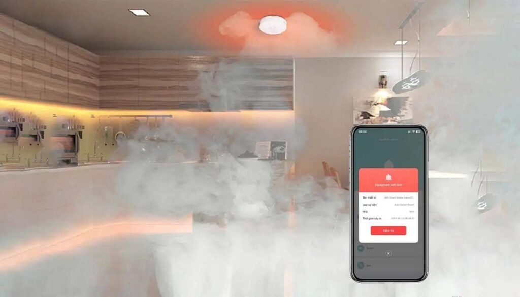 Hệ thống báo cháy tự động: cảnh báo nhanh, giúp sơ tán kịp thời khi xảy ra cháy. Hệ thống báo cháy tự động: cảnh báo nhanh, giúp sơ tán kịp thời khi xảy ra cháy.