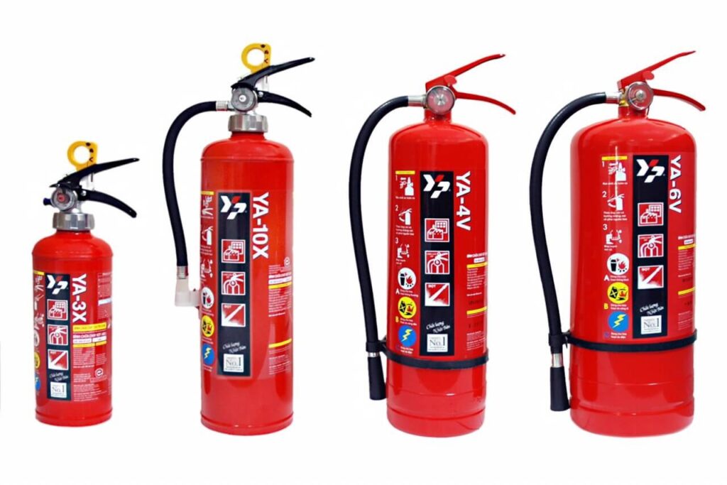 Bình chữa cháy Yamato được sản xuất tại Nhật Bản, nổi bật bởi độ bền và độ chính xác cao