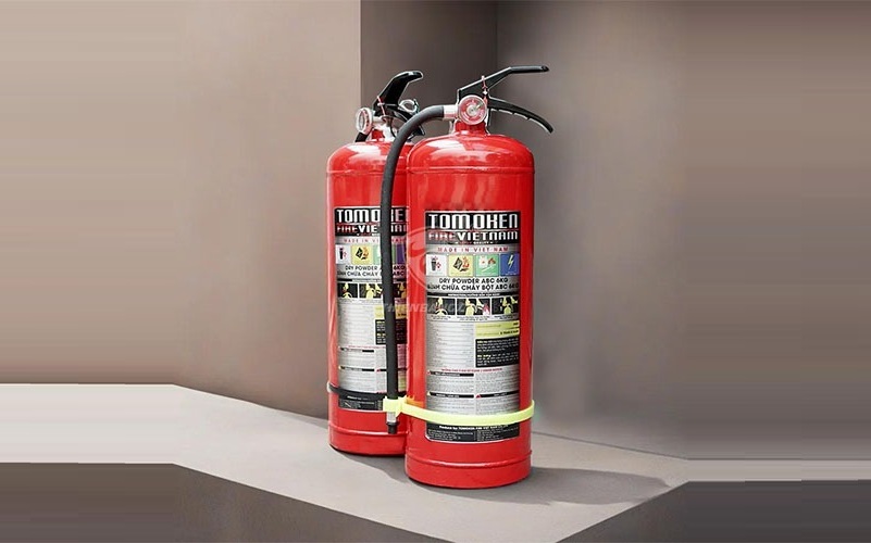 Bình chữa cháy Tomoken được nhiều đơn vị tin dùng trong các công trình xây dựng và công nghiệp